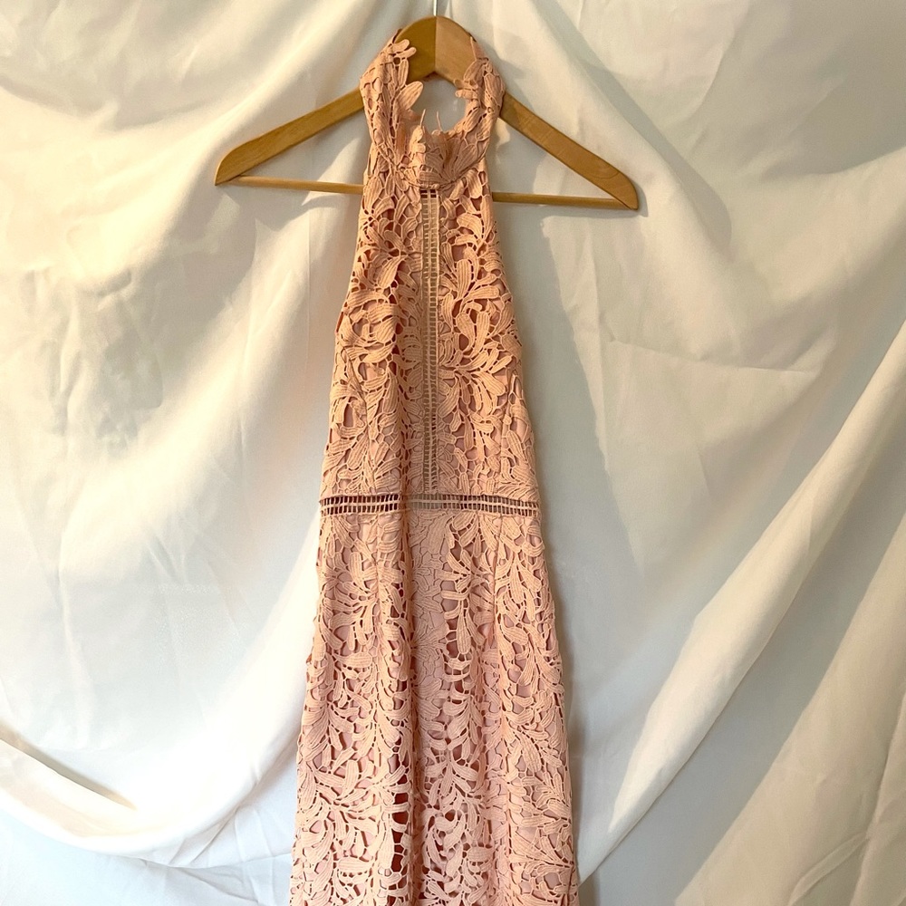 Blush Mid Length Formal Dress Size Medium